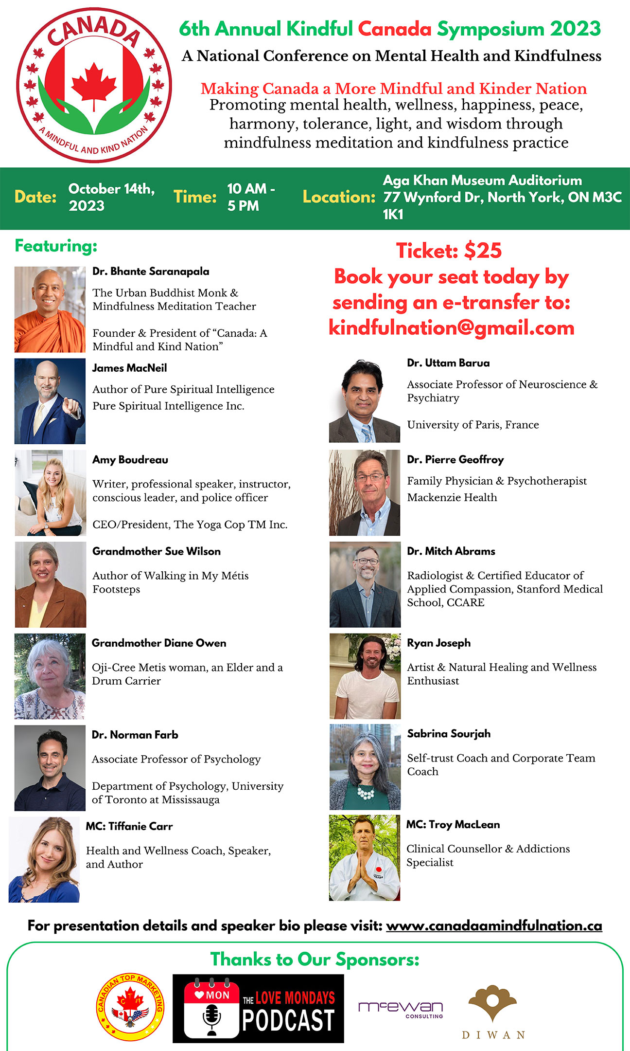 6th Annual Kindful Canada Symposium: A National Conference on Mental Health and Kindfulness 2023